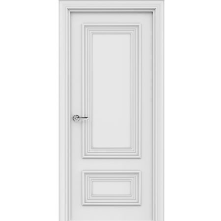 Usa de interior THG PALLAZO Alb Mat (vopsita)