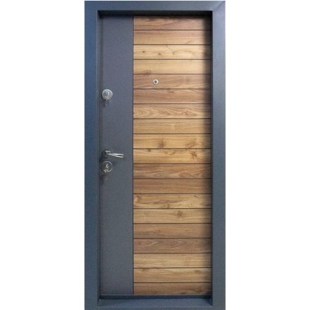 Usa metalica de apartament THG 10 Gri antracit Natur 88 cm